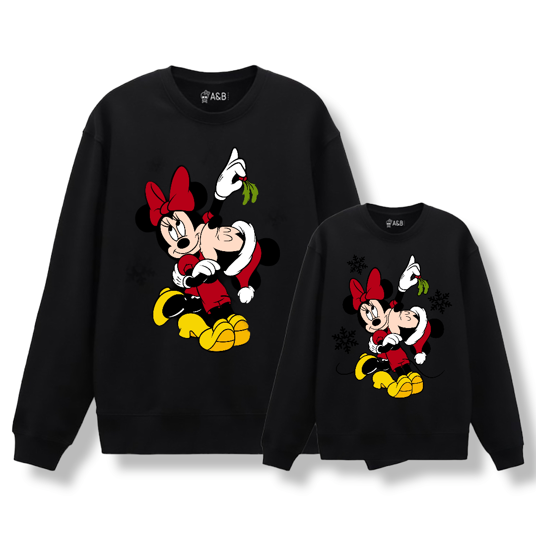 Sweat-shirt Mickey Minnie