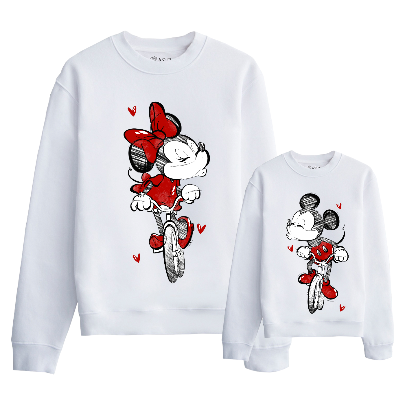 Mickey & Minnie Loving Kiss Selda