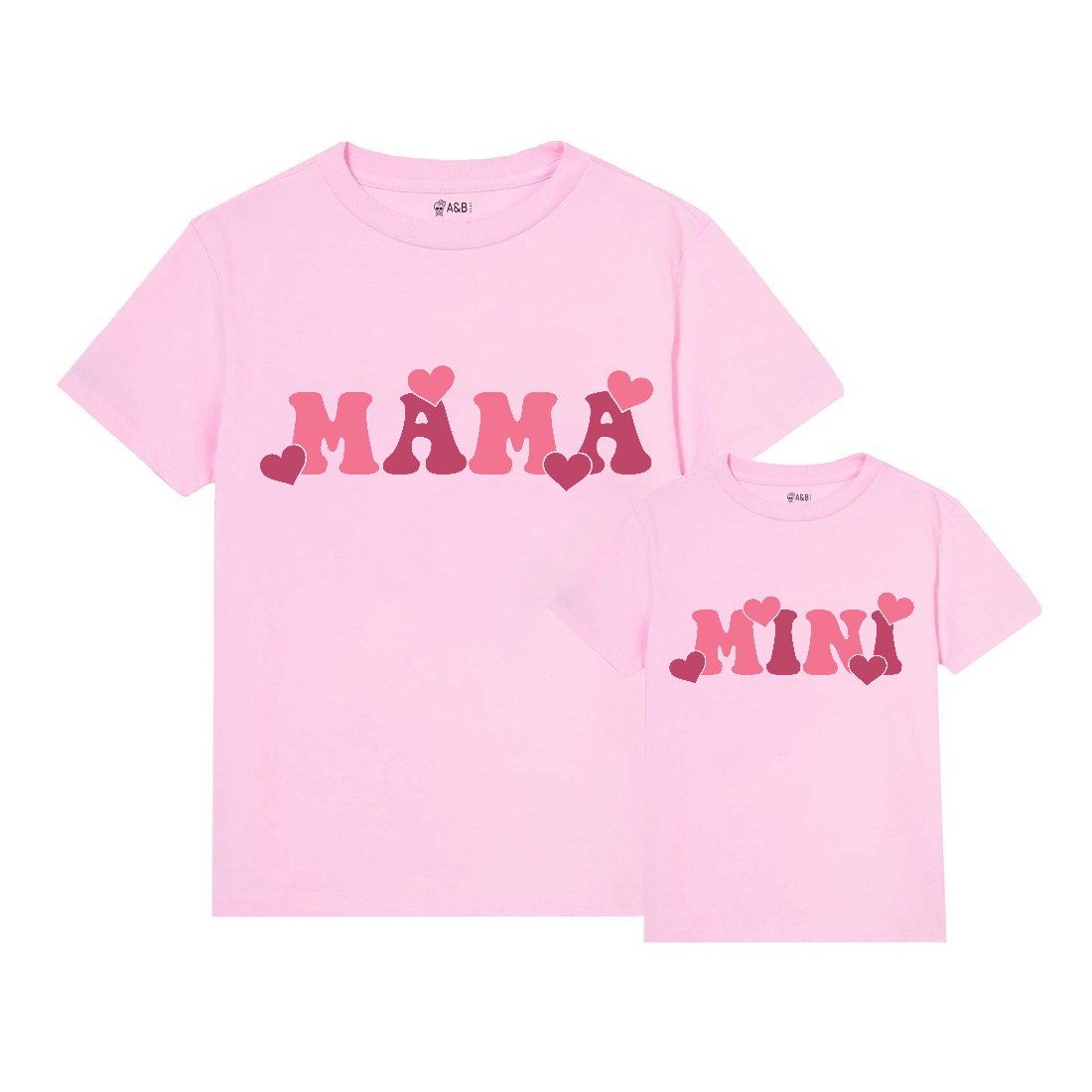 Camiseta Mama-Mini Cuore