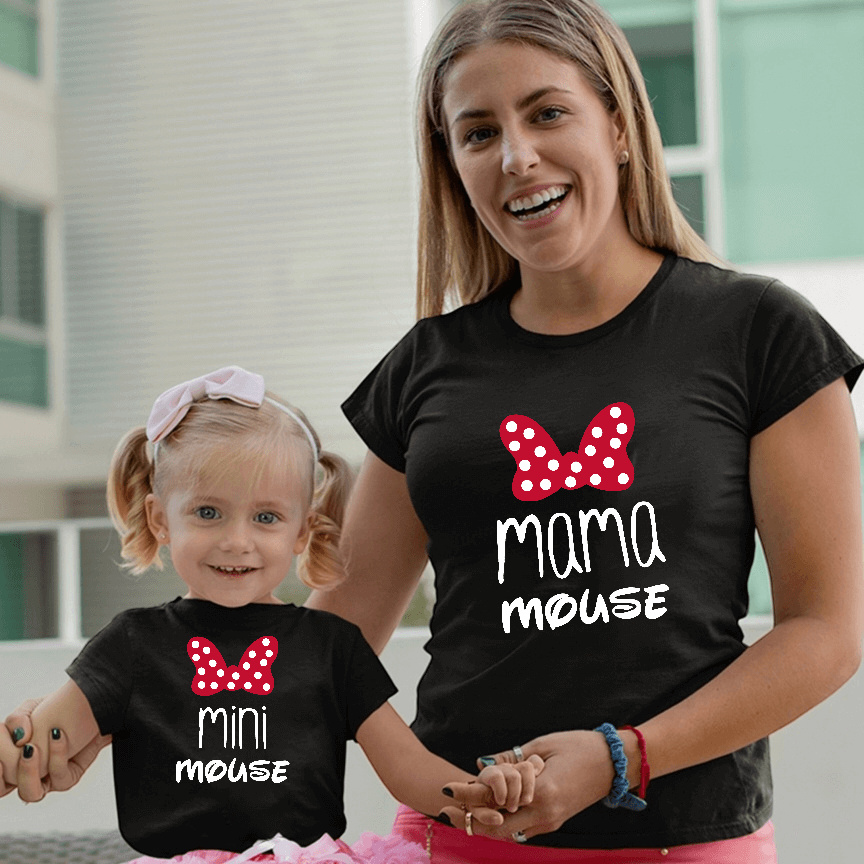 Mamãe mouse mouse mouse t -shirt
