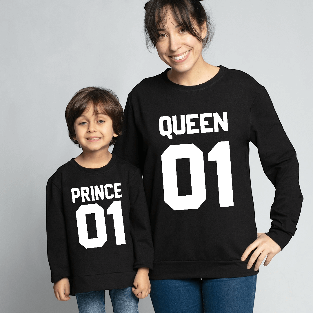 Sudadera King-Queen-Princess-Prince