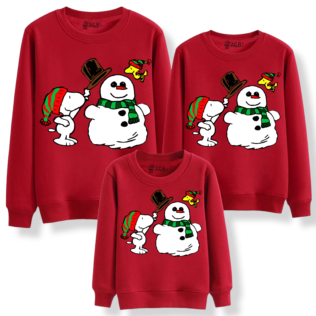 Snoopy & Snowman Sweatshirt