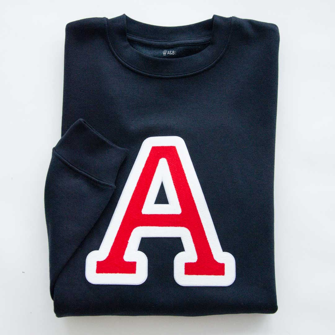 Initial navy sweatshirt