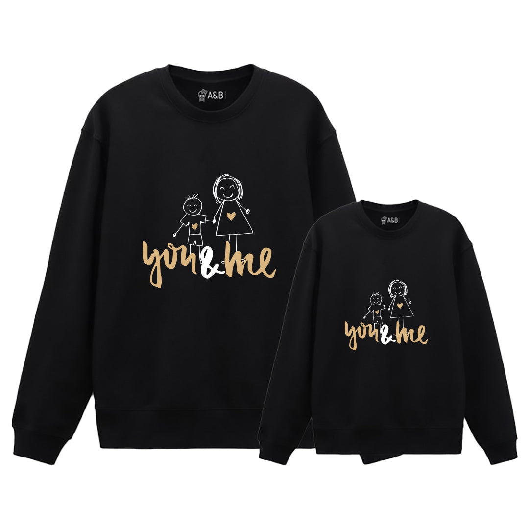 You & Me child sweatshirt