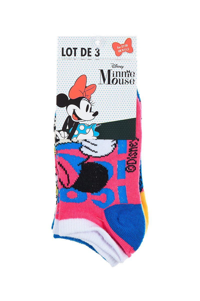 Calcetines Minnie pack de 3 cool